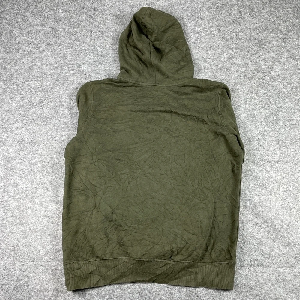 The North Face Hoodie Mens M Green Bear Yosemite Pullover Fleece Sweatshirt